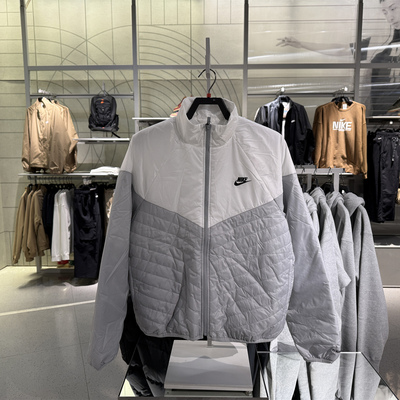 包邮【特价】Nike耐克正品新款男士立领拉链长袖夹克棉服 FB8196