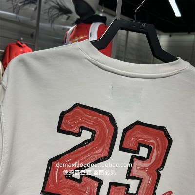 正品NIKE耐克男女圆领卫衣2024春秋JORDAN运动休闲套头衫 IB5605