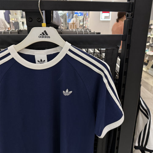 正品adidas阿迪达斯三叶草男子圆领百搭运动休闲短袖T恤HZ9634