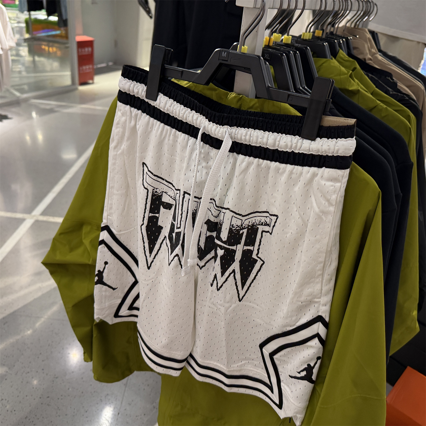 正品Nike耐克JORDAN男子梭织网眼透气篮球休闲训练宽松短裤FN5870