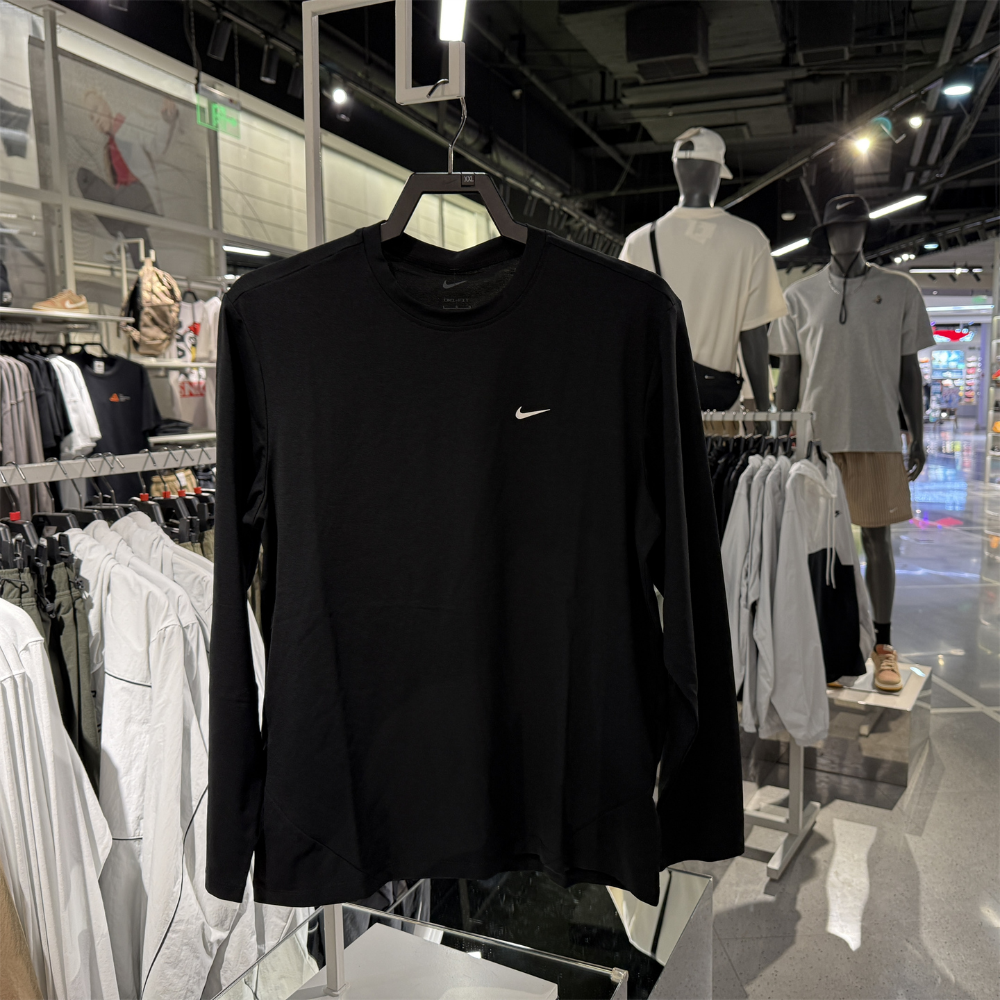 NIKE耐克2025春男时尚潮流运动休闲长袖针织衫套头衫FZ0671-084