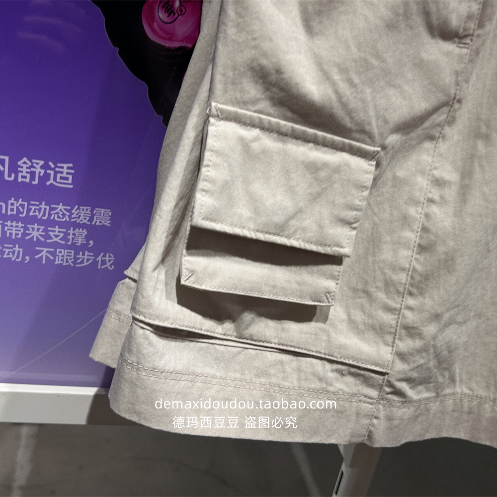 专柜正品耐克Nike男子夏季工装风系带舒适透气运动短裤FN3217-104