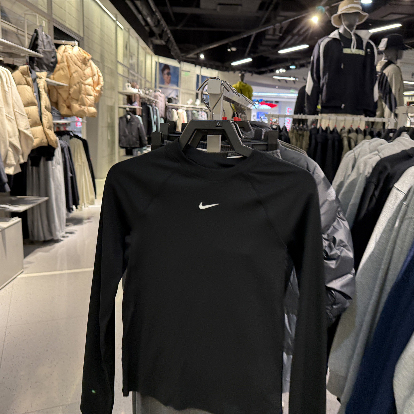 NIKE耐克女子ASWNKPRODFLSBASELAYER长袖运动T恤FV7846-010,运动服/休闲服装,运动T恤,淘宝优惠券,粉丝福利购,淘宝优惠卷