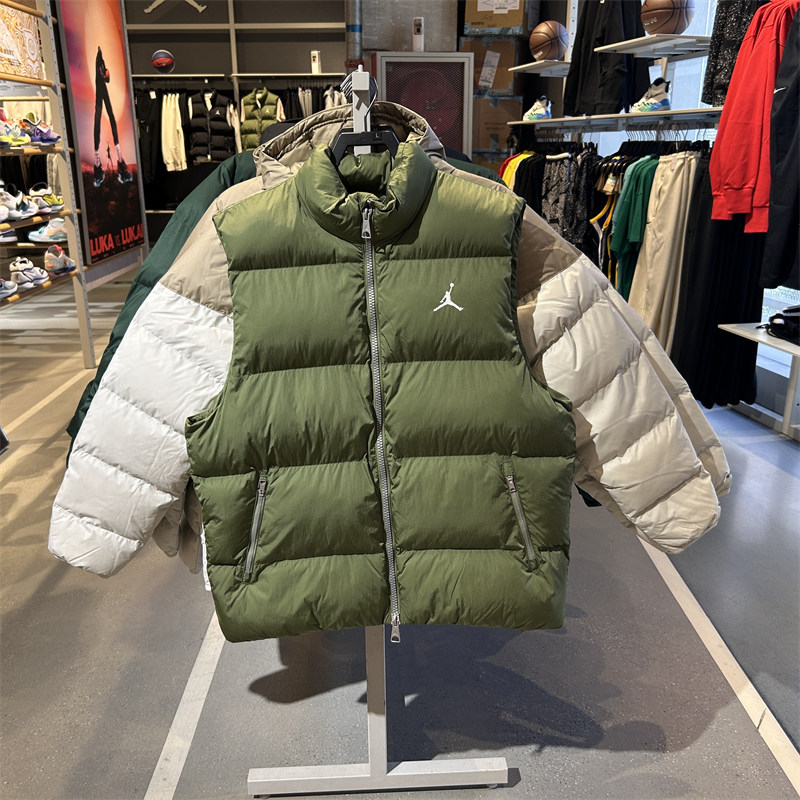 耐克Nike Air Jordan秋冬男女防水立领保暖棉马甲背心 FB7308-010,运动服/休闲服装,棉马甲,淘宝优惠券,粉丝福利购,淘宝优惠卷