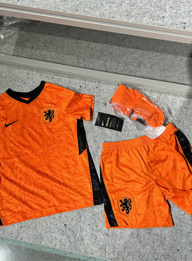 【特价】包邮NIKE耐克小童荷兰国家队球衣套装三件套 CD1275