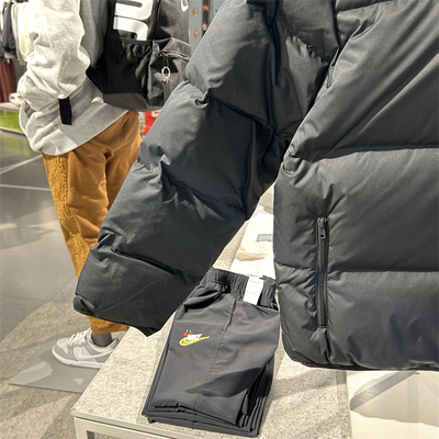 正品NIKE耐克简约保暖立领百搭户外男运动休闲羽绒服FZ5029-068