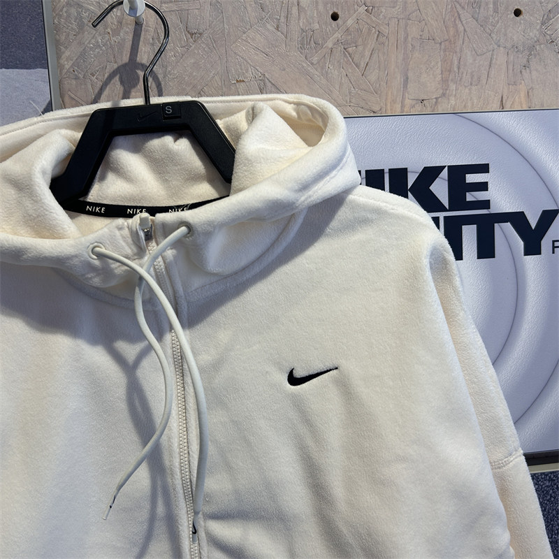 Nike耐克Therma-FIT One女子摇粒绒保暖拉链连帽外套FB5639-536