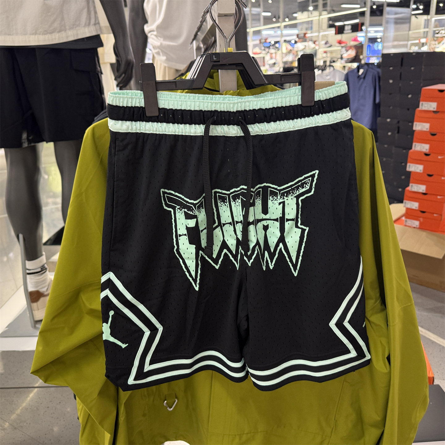 正品Nike耐克短裤男夏款Jordan网眼透气宽松休闲五分裤FN5870-010