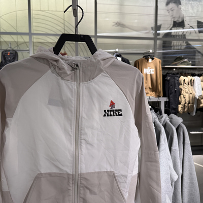 Nike耐克大童经典时尚潮流舒适百搭连帽防风防晒夹克外套 IH0831