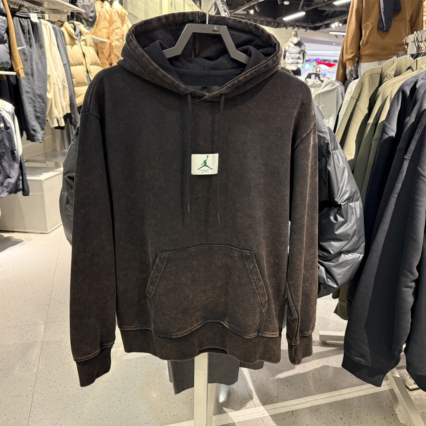 NIKE耐克男子jordan篮球运动训练连帽套头衫卫衣HM6389-010