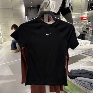 100 Nike耐克夏季 464 010 FV7843 新款 女运动透气速干训练紧身短袖