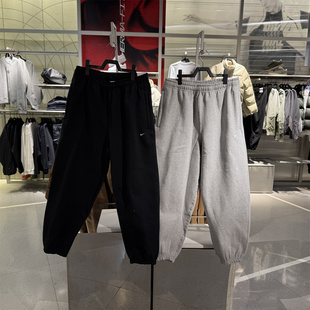 耐克NIKE男子时尚收口长裤冬季新款加绒针织休闲叠搭卫裤 HV1089