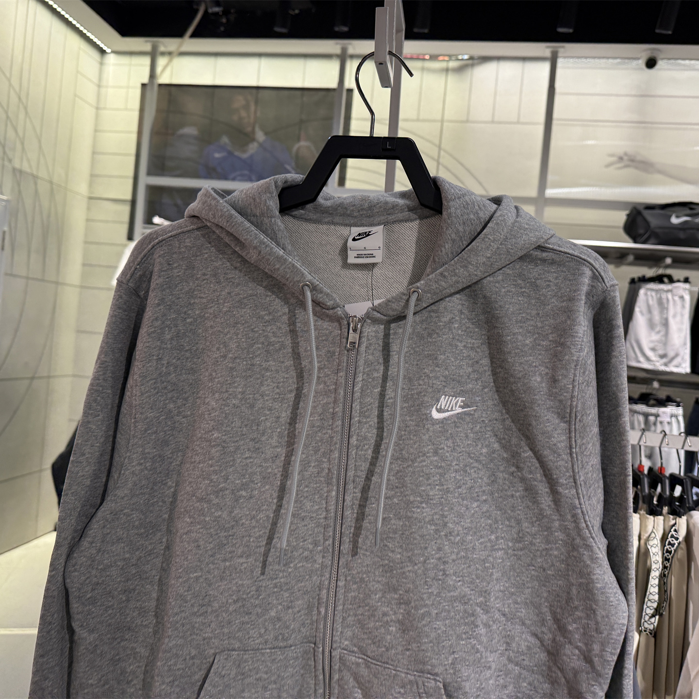 Nike耐克正品新款秋男款针织连帽百搭运动休闲夹克外套FN3885-063