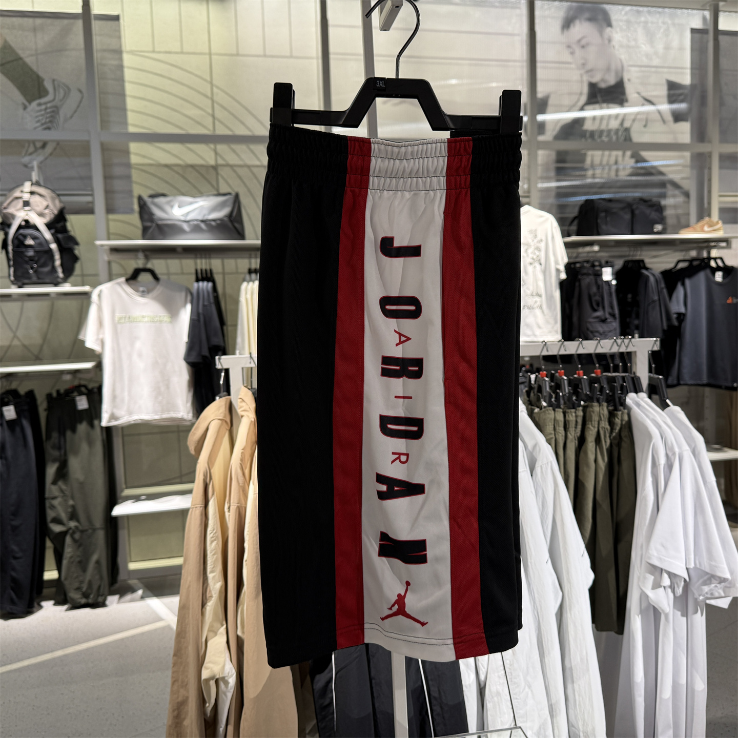 Air Jordan AJ大魔王男子运动透气速干篮球训练短裤 924567-010