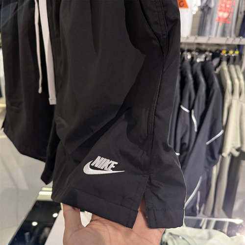 耐克Nike 刺绣小LOGO男女梭织速干运动训练短裤 AR2383-010-386