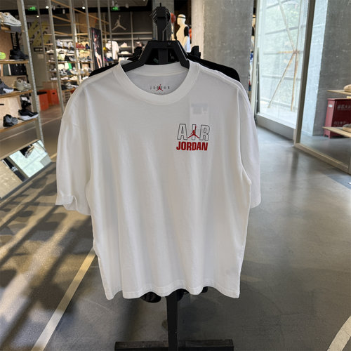 7月乔丹夏季新款纯棉半袖舒适简约耐穿JORDAN男子短袖T恤 IF3117