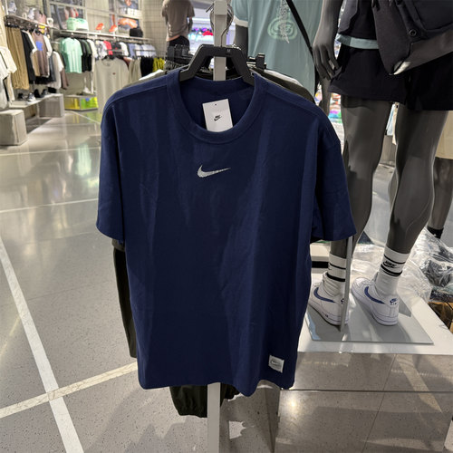 专柜Nike耐克男经典复古宽松透气运动休闲圆领短袖T恤DM7899-410