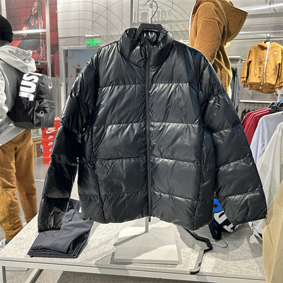 专柜正品jordan男子拉链立领防风羽绒服夹克外套 FV7272