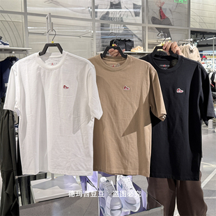 专柜正品air jordan乔丹男子刺绣aj1球鞋logo圆领短袖T恤 HJ2327