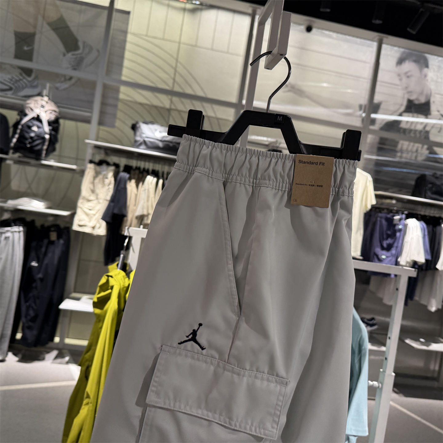 专柜正品Jordan耐克男夏季新款休闲工装透气运动中长裤短裤HV9684