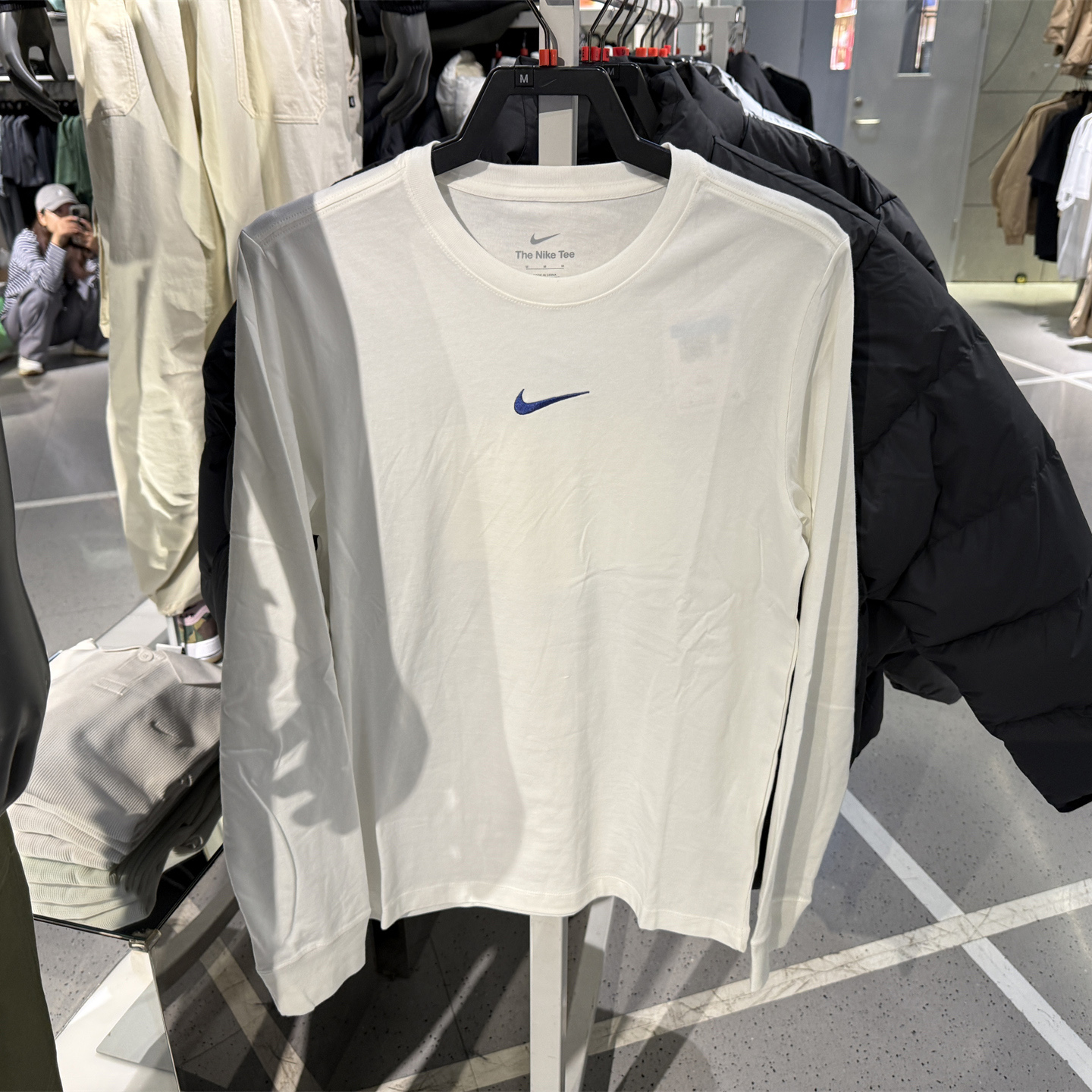 NIKE耐克男子AS LS STARTING 5运动长袖T恤HV1771-100