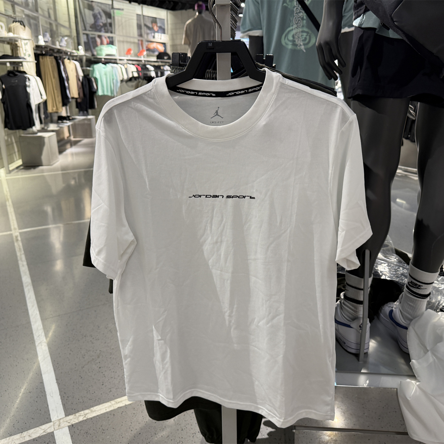 专柜正品耐克JORDAN乔丹男子针织训练轻便速干篮球T恤 IB6762-100