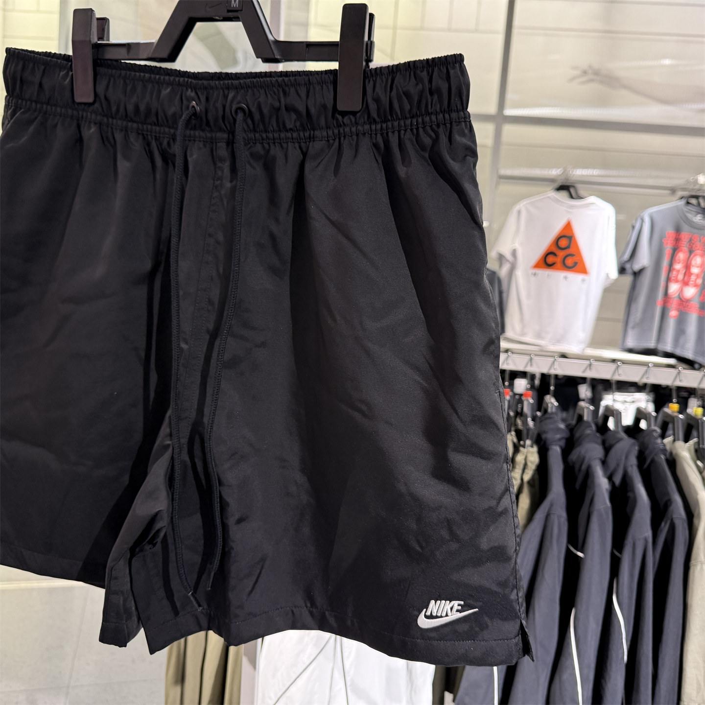 正品Nike耐克男子梭织短裤夏新款网眼布透气休闲运动五分裤FN3308