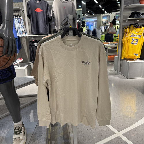 NIKE耐克男子AS U NSW TEE LS M90 LBR运动休闲长袖T恤HQ8166-234