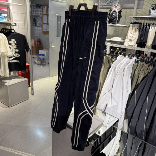 Nike耐克新款运动裤男子训练速干篮球裤梭织休闲长裤条纹潮IB9969