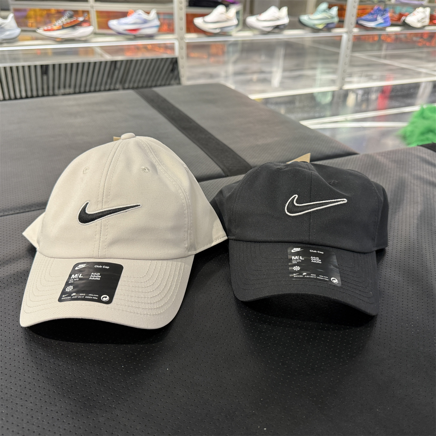 专柜NIKE耐克棒球帽男女帽子经典款户外可调节遮阳鸭舌帽 FB5369