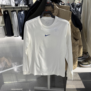 Nike耐克男子 新款时尚印花字母logo百搭运动长袖T恤 HV1771-100