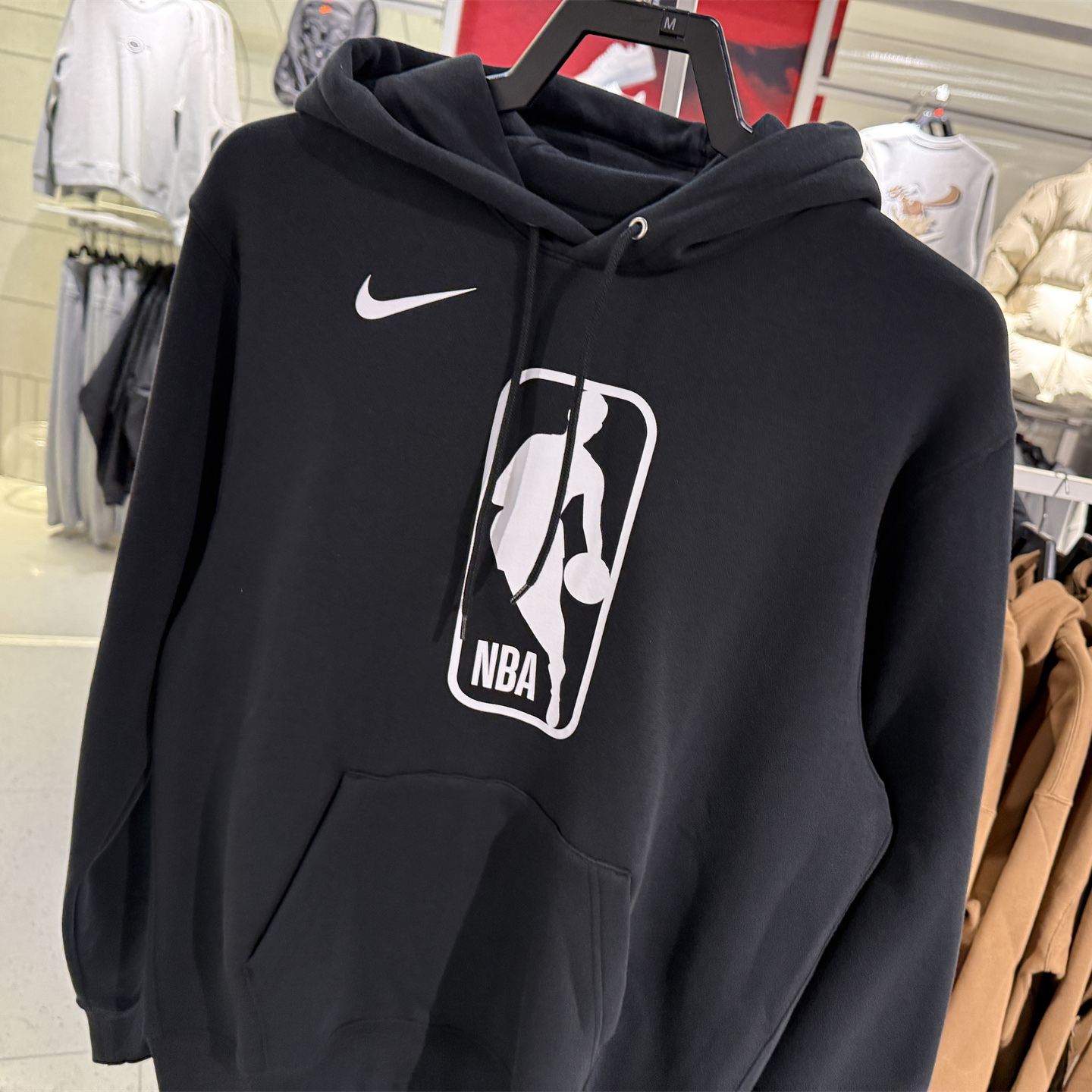 NIKE耐克 NBA 男子美式加绒套头连帽衫冬季新款户外卫衣 HM5896