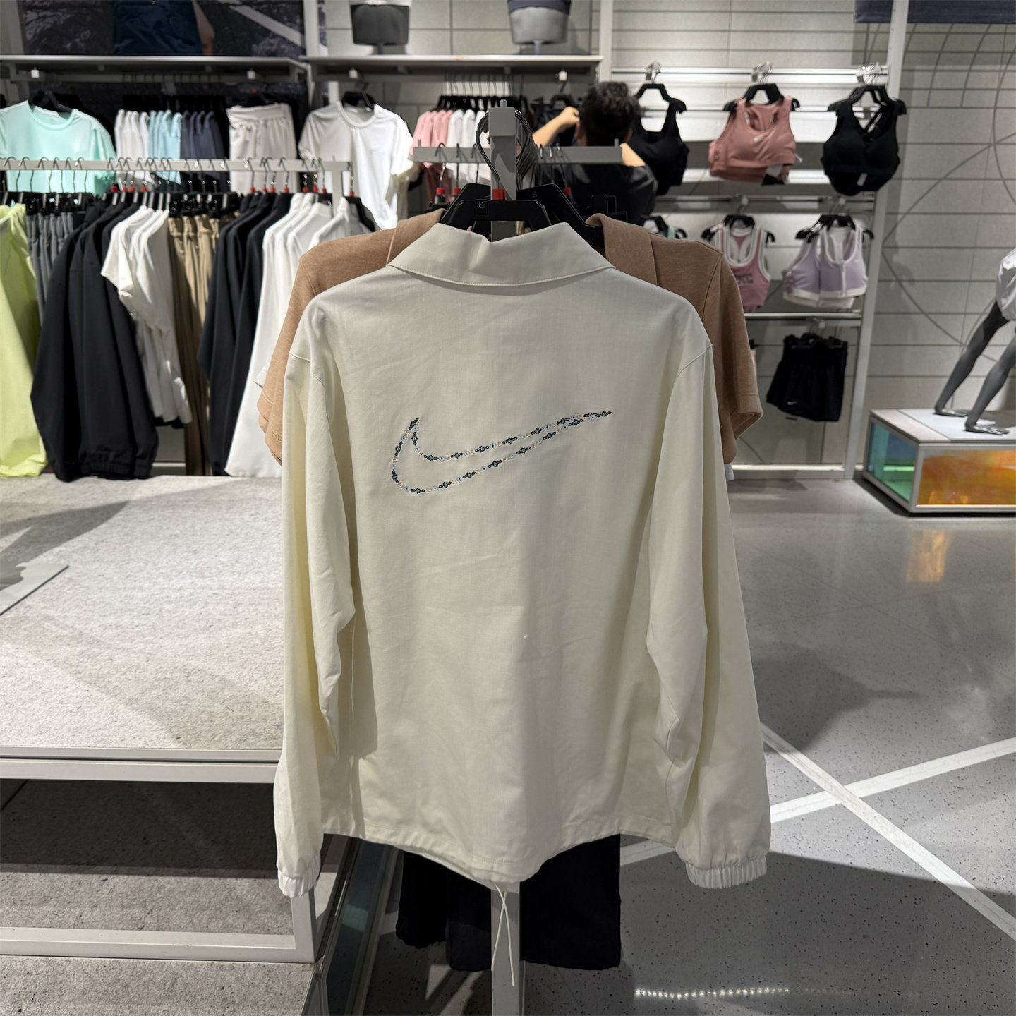 专柜正品NIKE耐克女子AS W NSW WVN CCH运动健身夹克外套 IH9274