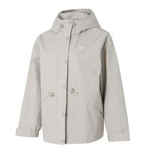 New Balance女子连帽休闲加绒夹克25秋季款宽松简约外套AWJ53314