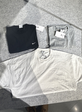 包邮【特价】NIKE LAB耐克男子刺绣小钩子休闲圆领短袖T恤 DA0321