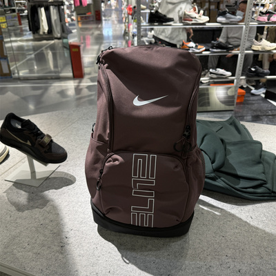 耐克NIKE休闲运动篮球气垫精英双肩背包学生电脑书包男HM9965-010