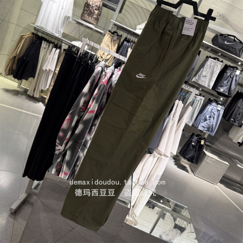 Nike耐克男25秋季新款休闲透气刺绣小Logo舒适运动长裤HV1434-222