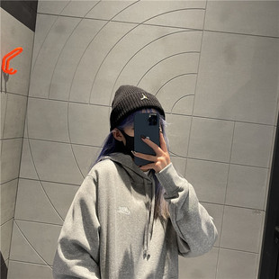 专柜正品NIKE耐克男女加绒休闲运动连帽套头衫卫衣夹克外套BV2655