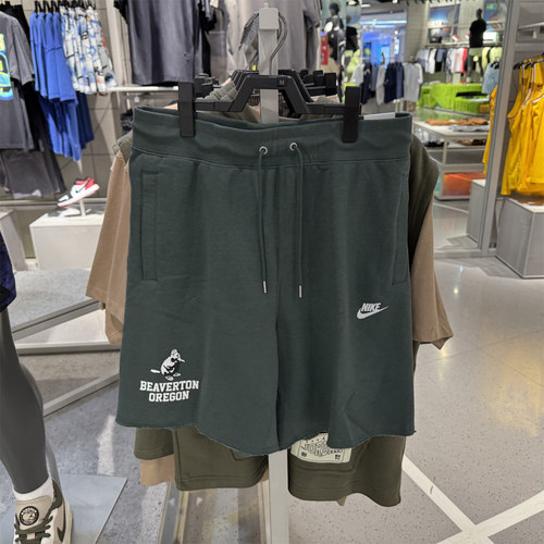 NIKE耐克男子学院风法式毛圈短裤2025夏新款休闲运动裤IH0820-338
