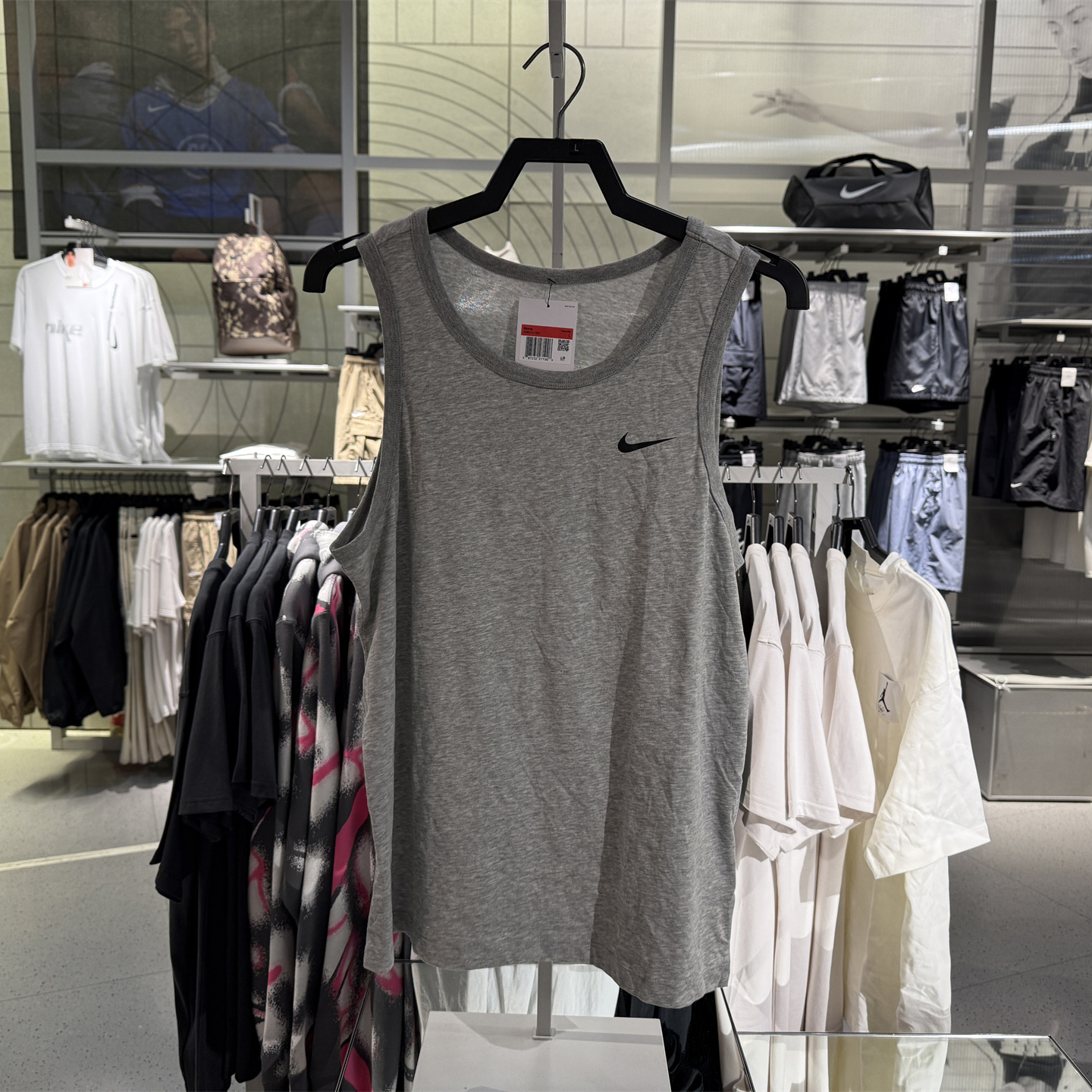 专柜正品Nike耐克 Dri-FIT 速干运动老头背心 无袖T恤 AR6070-063