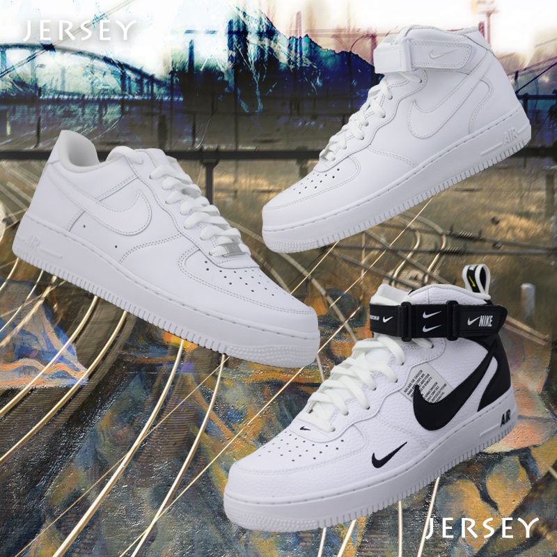 Nike Air Force 1 AF1空军一号纯白全白中低帮low板鞋 315122-111