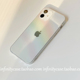ins风彩虹晕染适用iPhone15 14PLUS小清新手机壳AIR 13透明XR 17PROMAX苹果12