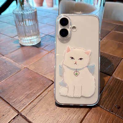 四叶草猫咪适用于苹果3件包邮