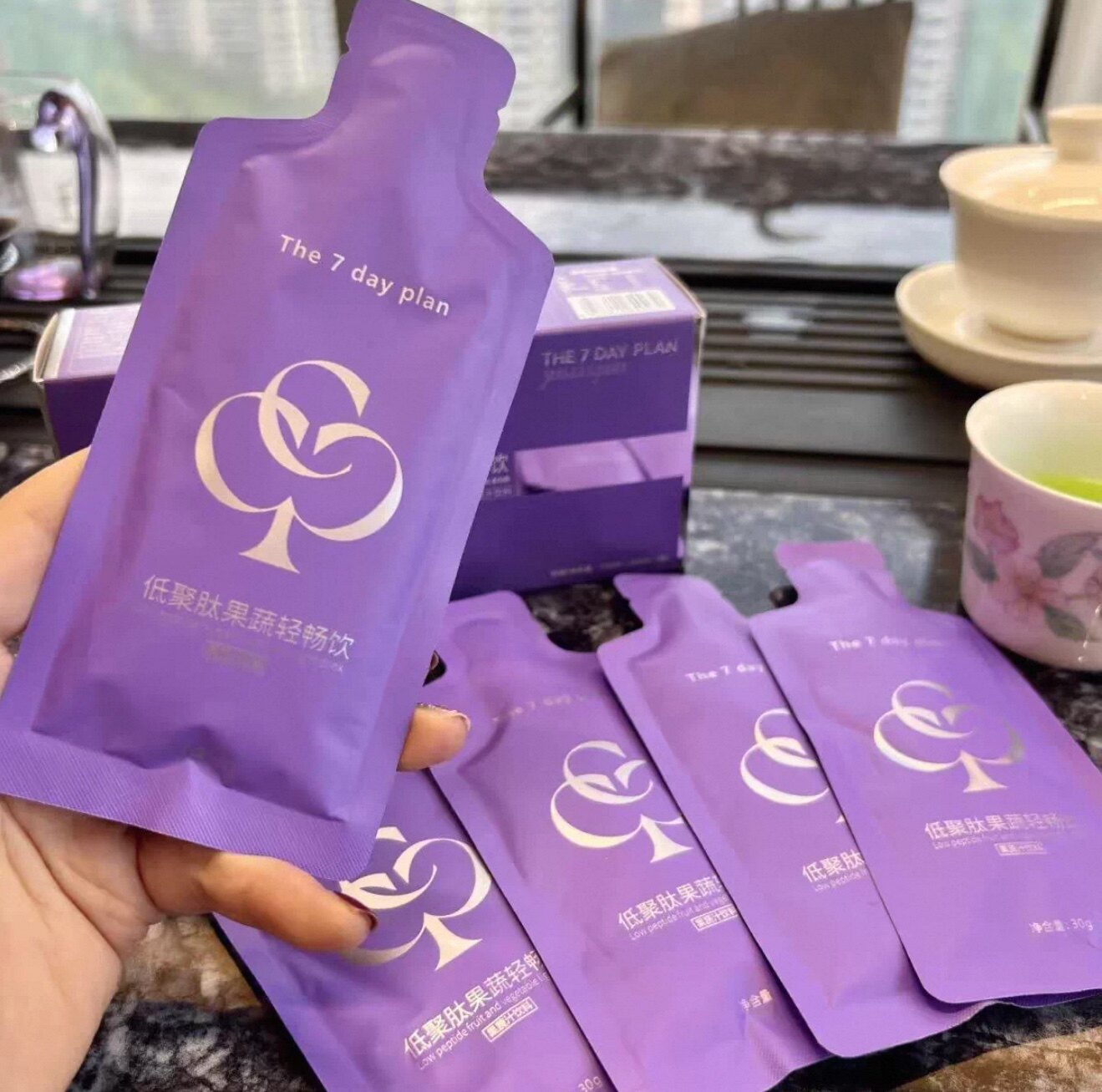 低聚肽果蔬畅饮果糖奇亚籽刺梨果泥果蔬汁饮料蜜呦嗖卡西柚拜拜饮