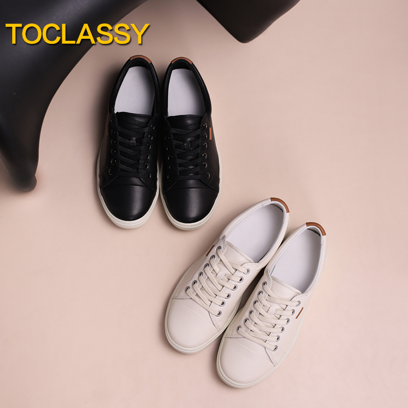 TOCLASSY系带小白鞋大码女鞋