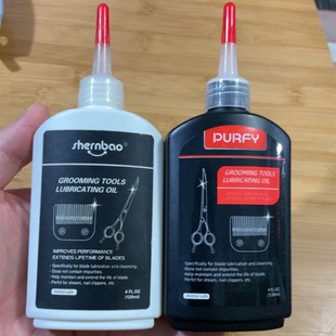 神宝派瑞弗PURFY 宠物电推剪刀头 美容剪刀剪子保养 润滑油120ml