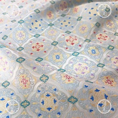 宋锦新中式高端汉服面料