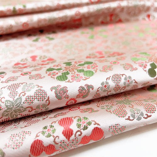 织锦缎提花面料中国风汉服面料