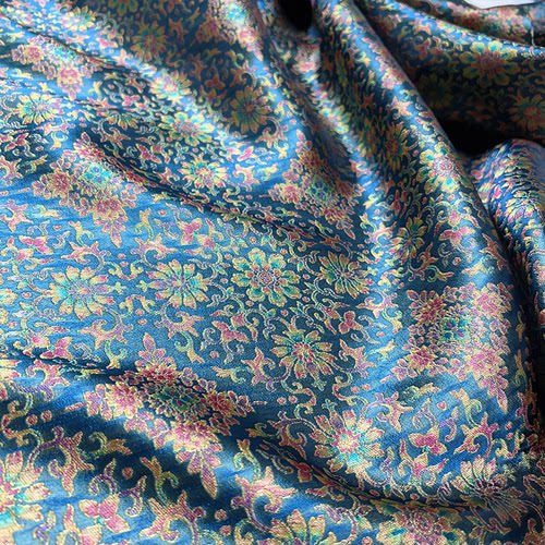 古风宝相花马甲盘扣衫提花布新中式织锦旗袍汉服 上新活动价 满减