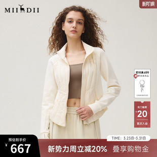 羽绒外套253MY1255 短款 谜底羽绒服女2025秋新品 俏皮软语轻暖修身